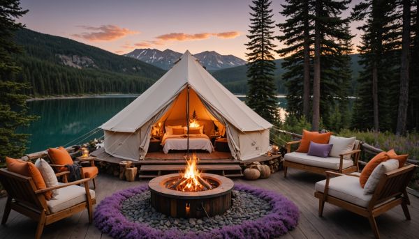 Le glam-camping ou le camping haut de gamme