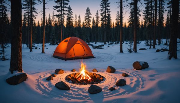 Pourquoi tester le camping sous la neige en hiver ?