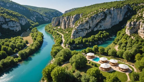 Top 5 des campings haut de gamme en ardèche du sud