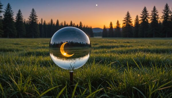Une nuit magique dans une bulle transparente